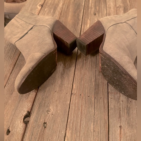 Rag & Bone | Newbury Bootie Gray Linen Canvas (limited ed.) - Picture 9 of 9